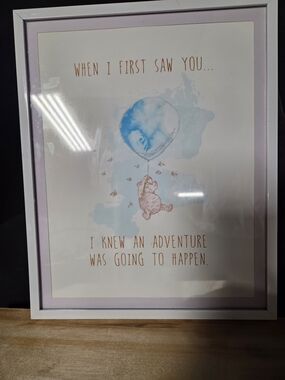 Winnie The Pooh Nursery Art Print - Inspirational Adventure Quote